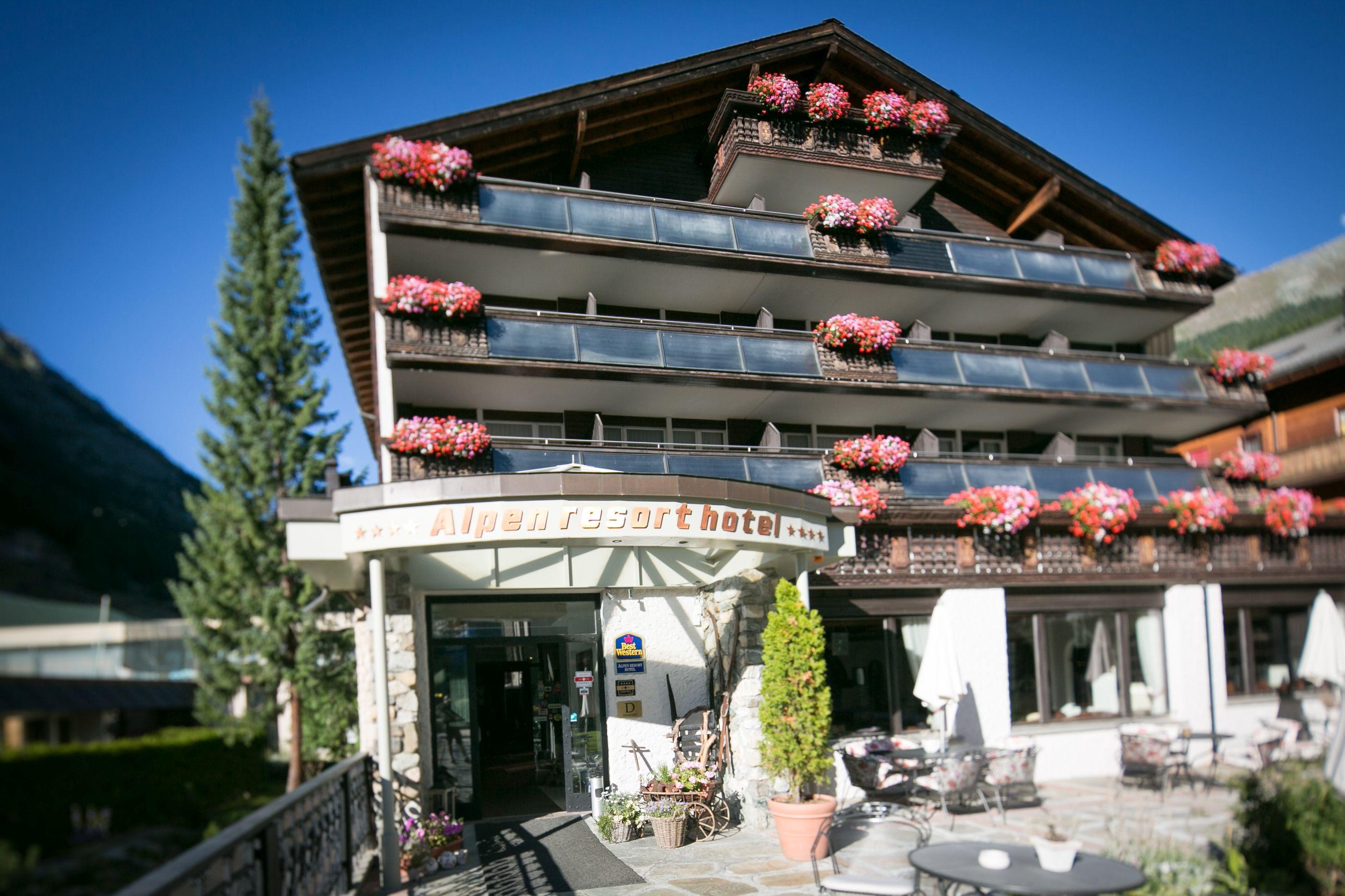 Alpen Resort Hotel Zermatt Exterior foto